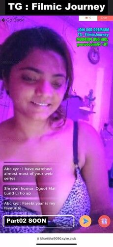 Bharti Jha live boobs